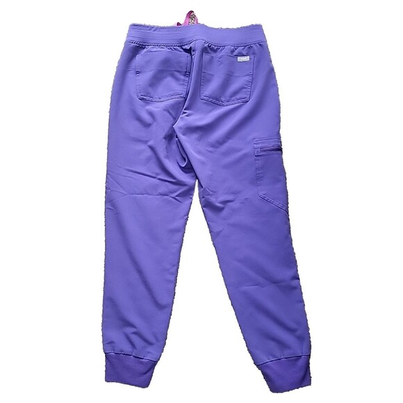 Figs Zamora joggers scrub pants in color amethyst purple size XS Petite length - Picture 10 of 14